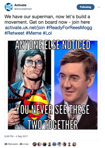 Activate compare Jacob Rees-Mogg to Superman