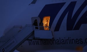 US Delivers Military Hardware To Ukraine. A plane prepares to unload weapons delivered by the US military at Boryspil Airport near Kyiv, Ukraine, earlier today.