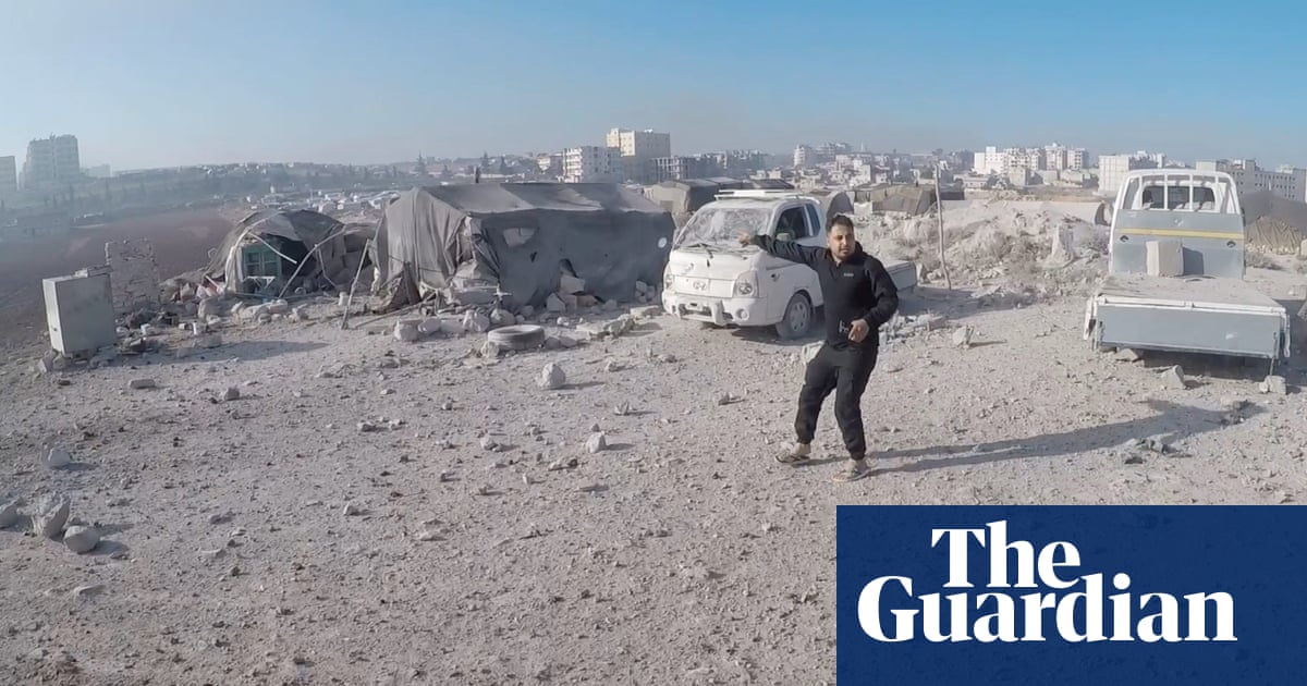 Russian airstrikes hit north-west Syria after rebels reportedly take Aleppo - video
