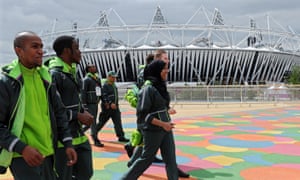 G4S security workers at Olympic Park in London