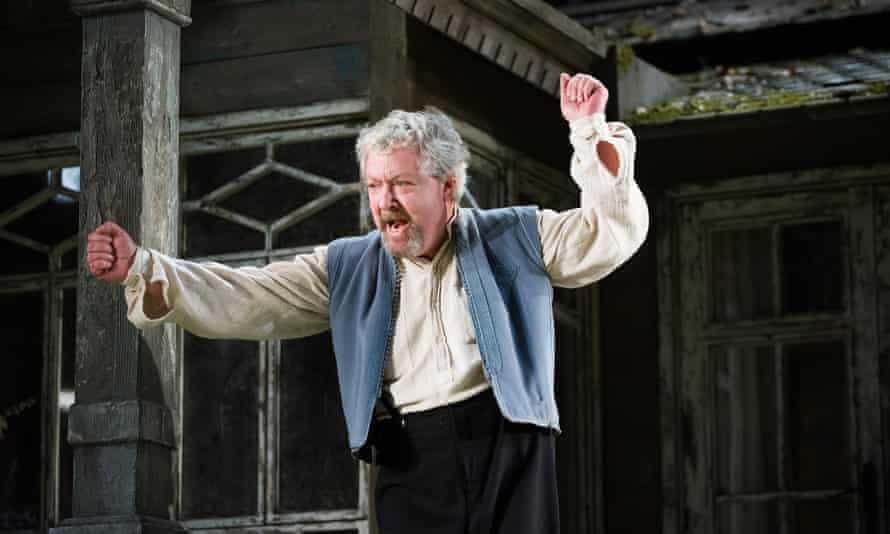 John Sessions in Longing by William Boyd at Hampstead theatre, 2013.