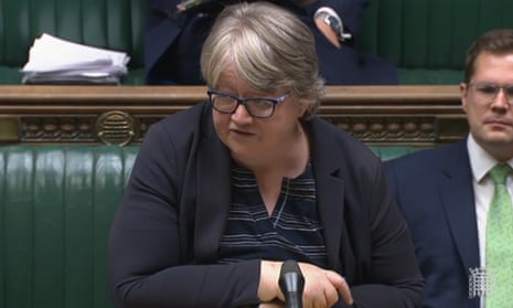 Thérèse Coffey makes a statement to MPs in the House of Commons on Thursday
