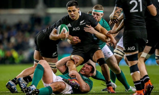 Ireland’s Sean Cronin and Jack McGrath take down Anton Lienert-Brown – Andy Farrell delivered a defensive masterplan against the All Blacks.