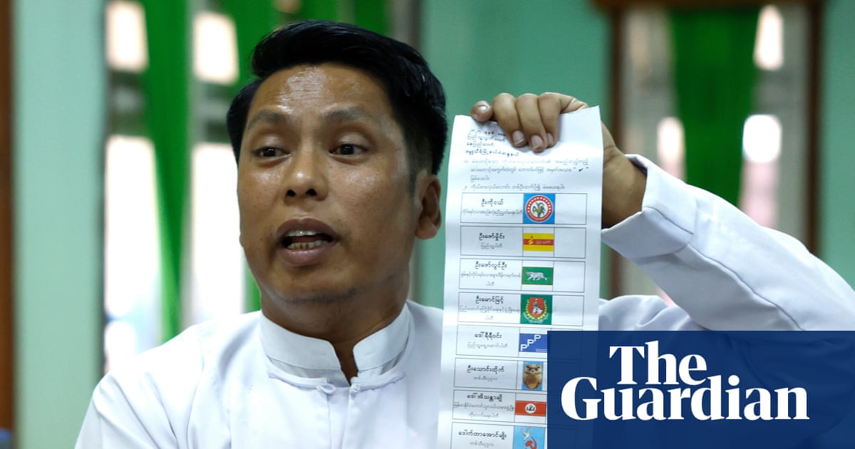 Military-backed party in Myanmar takes lead in contentious first election since coup