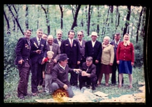 A picnic in the woods