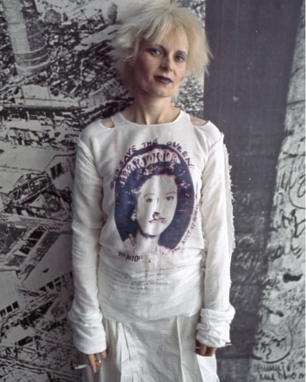 The grand dame of distressed clothes … Vivienne Westwood, 1977.