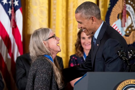 margaret hamilton is awarded the presidential medal of freedom by barack obama in 2016