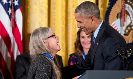 margaret hamilton is awarded the presidential medal of freedom by barack obama in 2016