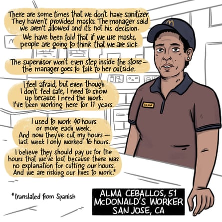 Alma Ceballos, McDonald’s worker