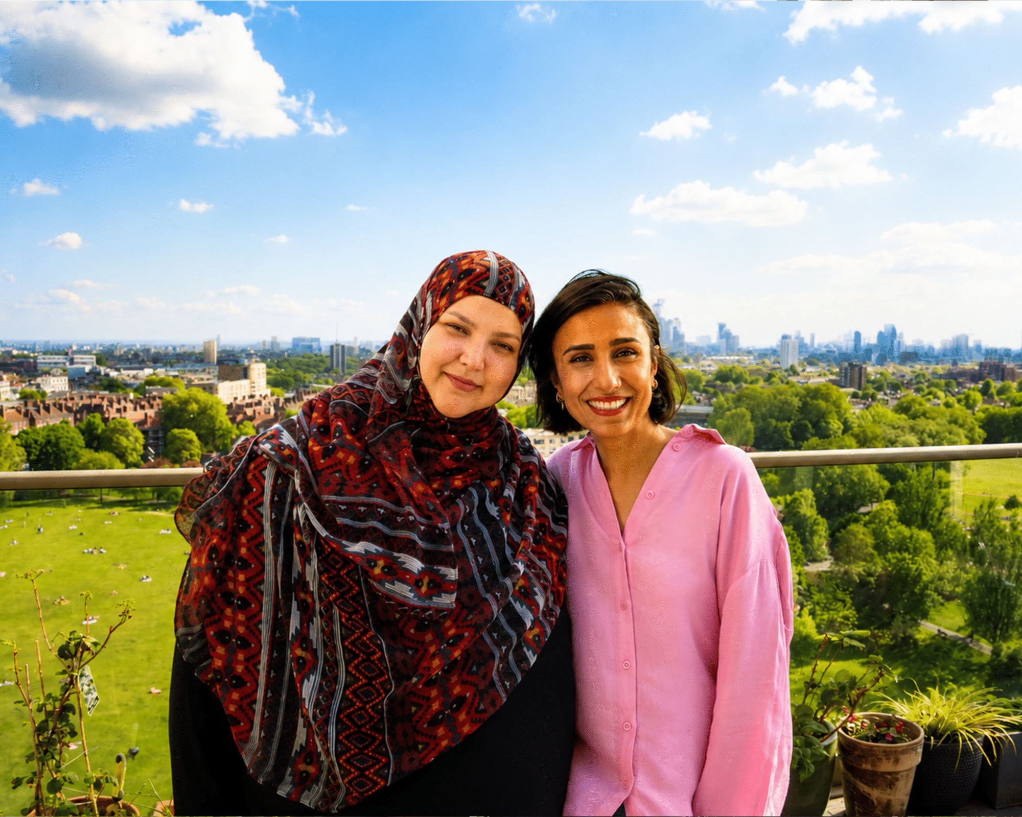 Fatiha El-Ghorri and Anita Rani on the Sisters of Defiance podcast.