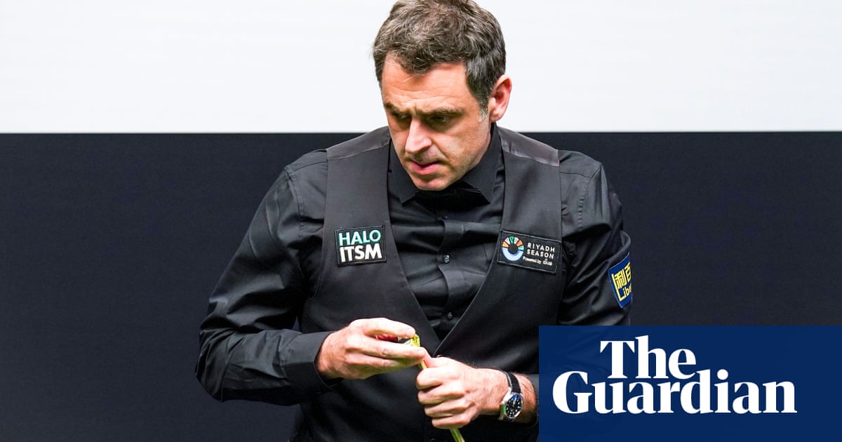 Ronnie O’Sullivan closes in on record 23rd world snooker quarter-final