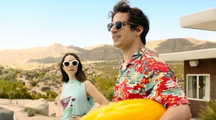 Cristin Milioti and Andy Samberg in Palm Springs.