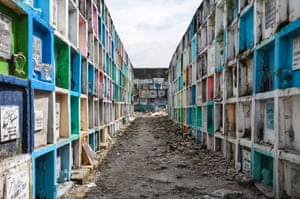 Navotas cemetery, on the Manila coast