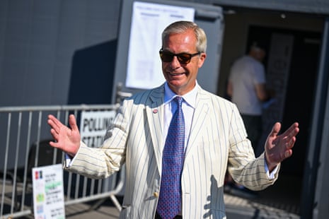 Nigel Farage says he wont attend count in Clacton byelection against Count Binface – UK politics live