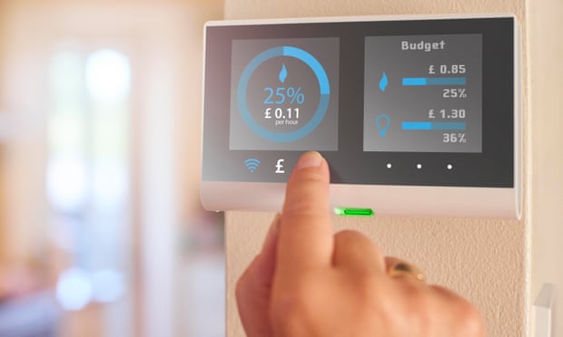 Homeowner using smart meter