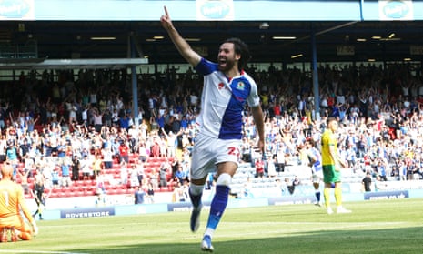 Blackburn’s Ben Brereton Díaz celebrates scoring against West Brom