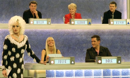 Perfect host … on Lily Savage’s Blankety Blank.