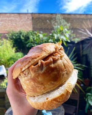Georgina Hayden’s version is a handheld pie with a suet pastry.