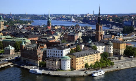 A view of Stockholm’s Gamla Stan (old town)