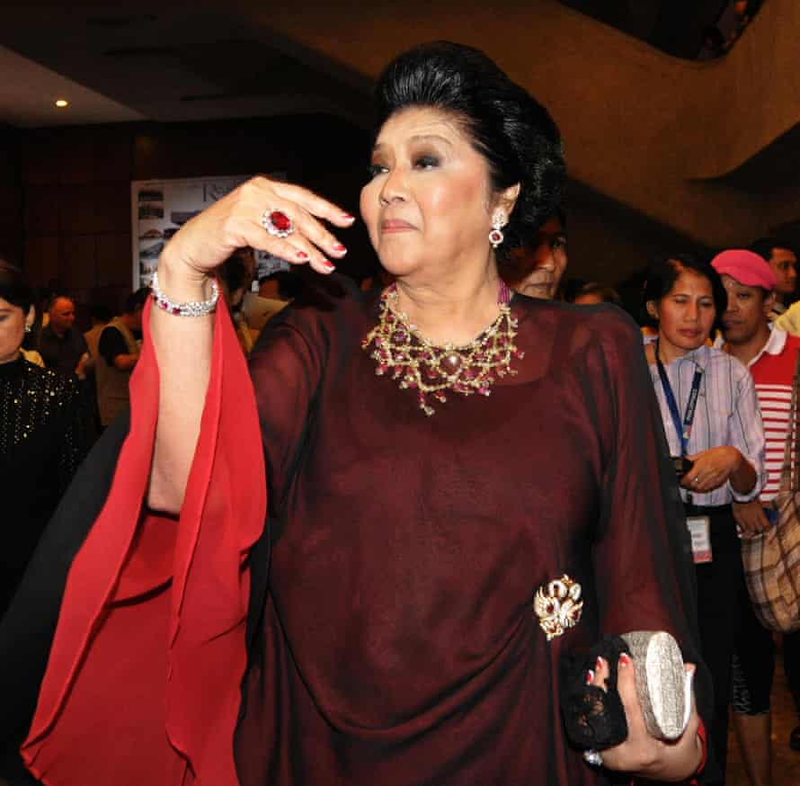 A western, imperial, Hollywood vision of glamour and success … the former first lady of the Philippines Imelda Marcos in 2009.