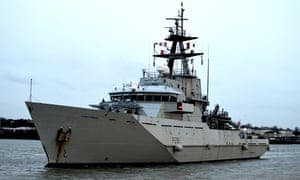 HMS Tyne, which along with HMS Severn and HMS Mersey are known as the ‘cod squad’