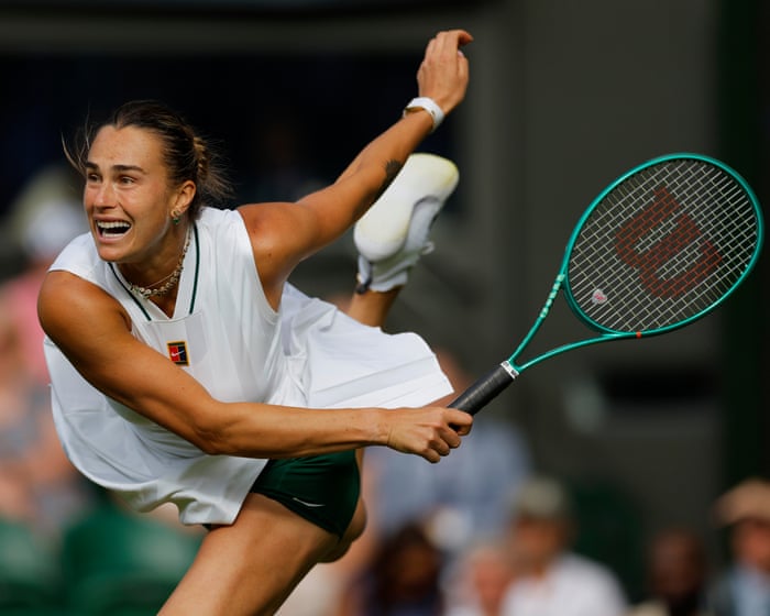 Aryna Sabalenka overcomes wobble against qualifier to ease into second round