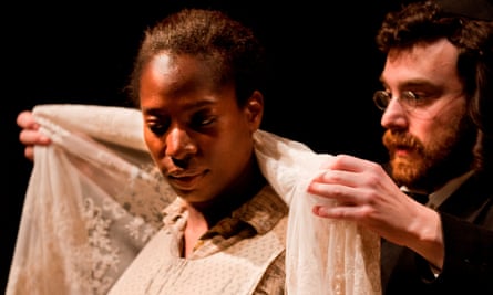 Tanya Moodie with Ilan Goodman in Lynn Nottage’s Intimate Apparel in 2014