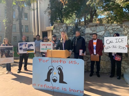 The Arizona state representative Kelli Butler calls on Ice to grant María’s parole in December.
