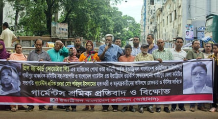 A protest over the death of Shahidul Islam in Dhaka, Bangladesh