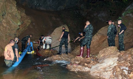 Image result for Thailand cave rescue: appeal for small full-face masks – live updates