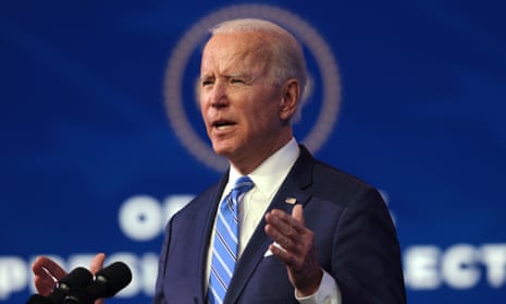 Joe Biden speaks as he lays out his plan for combating the coronavirus and jump-starting the American economy.