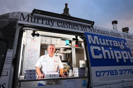 Murrays Chippy a fish and chip van owned by Murray Cameron