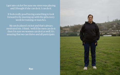 Naz of Bradford Park Avenue Ladies Cricket Club.