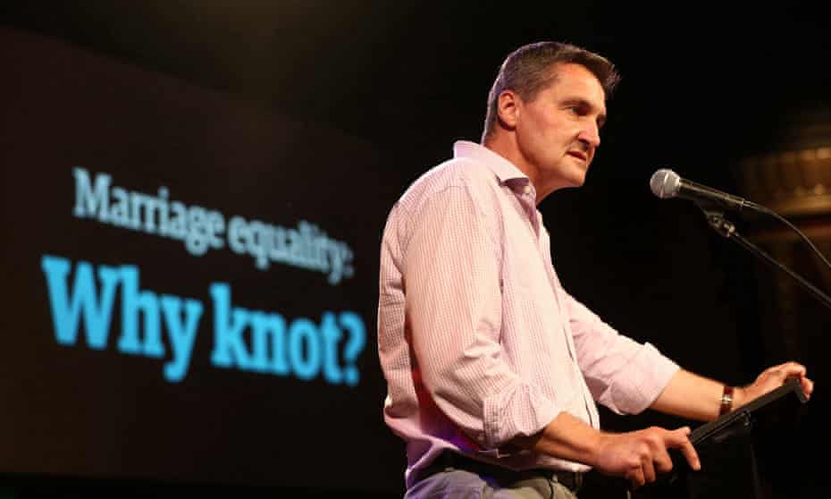 Rodney Croome at the Guardian Live Australian Marriage Equality event