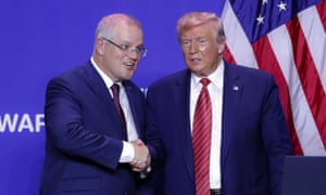 Donald Trump and Scott Morrison