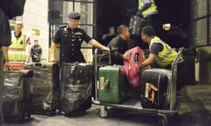 Malaysian police confiscated a few hundred designer handbags and dozens of suitcases containing cash, jewellry and other valuables as part of a corruption and money-laundering investigation into former Prime Minister Najib Razak. 