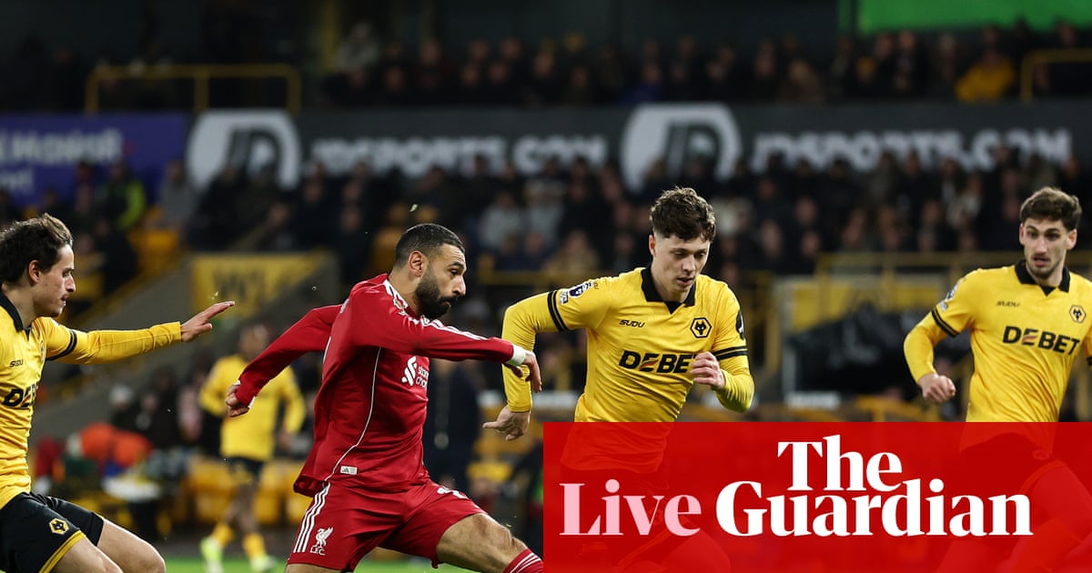 Wolves v Liverpool, Leeds 0-1 Sunderland, and more: Premier League – live Wolves v Liverpool, Leeds 0-1 Sunderland, and more: Premier League – live