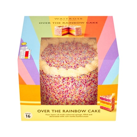 Waitrose Over the Rainbow Cake1.28Kg