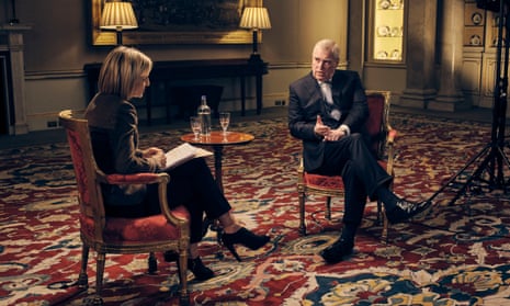 Astoundingly, he thought this interview would clear his name … Emily Maitlis interviews Prince Andrew in 2019.