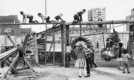 An early adventures playground built on a two-acre site in Faraday Road, Notting Hill.