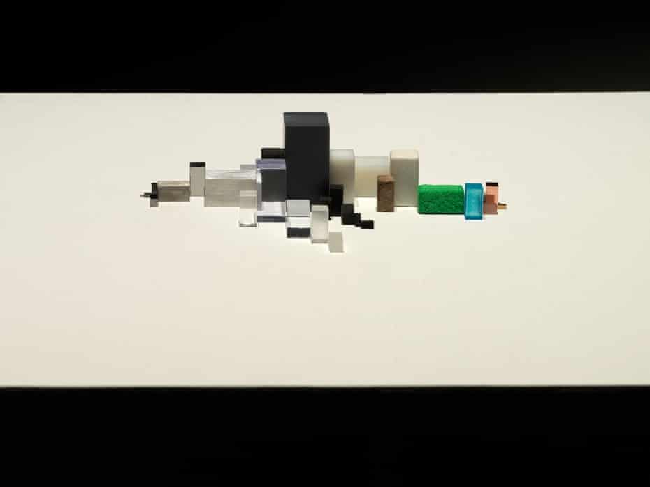 Nokia phone represented by small cubes and prisms