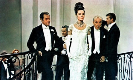 The making of a woman … Rex Harrison, Audrey Hepburn and Wilfrid Hyde-White in My Fair Lady (1964).