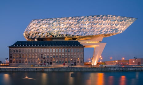 Zaha Hadid’s Port House in Antwerp.