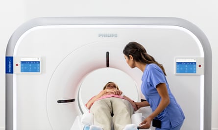 Philips Incisive CT in use with patient