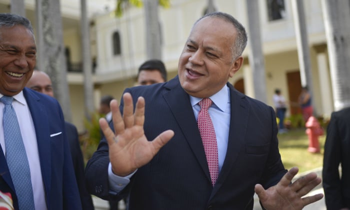 Diosdado Cabello in Caracas, Venezuela in January.