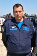 Rescued navigator Konstantin Murakhtin.