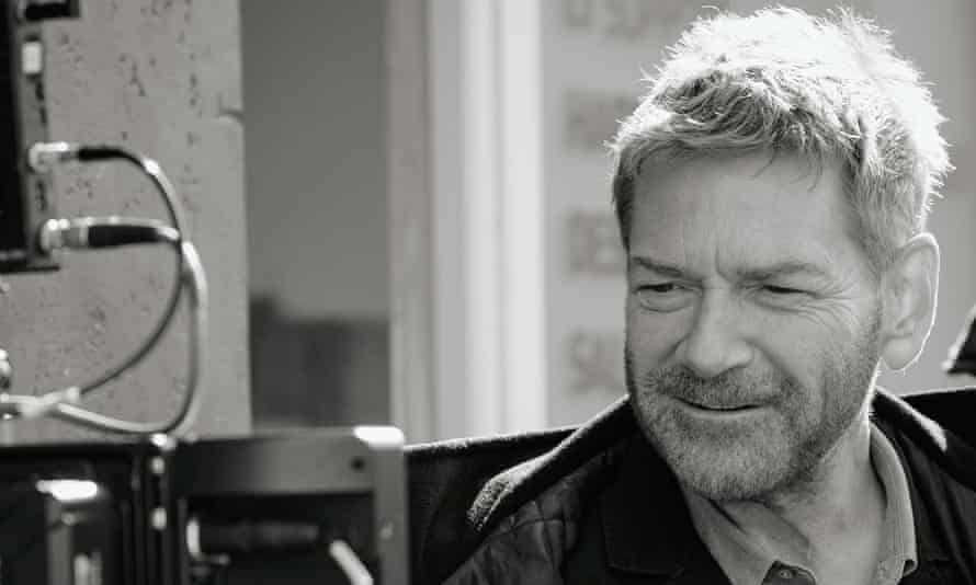 Kenneth Branagh on the set of Belfast.