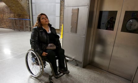 Wheelchair user Iman Saab going to Stratford by public transport.