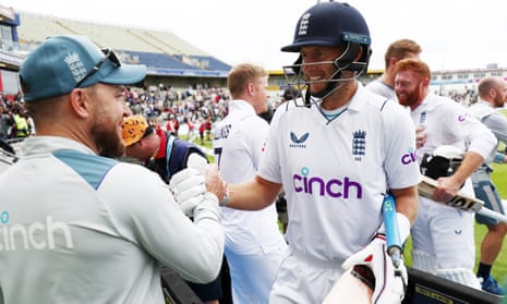 England have chased down 277, 299, 296 and 378 in Tests since Brendon McCullum (left) took over as head coach.