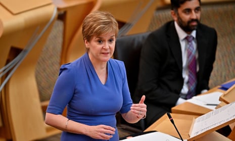 Nicola Sturgeon, the Scottish first minister, updates MSPs ahead of the proposed "vaccine passport" requirement for nightclubs and large events.